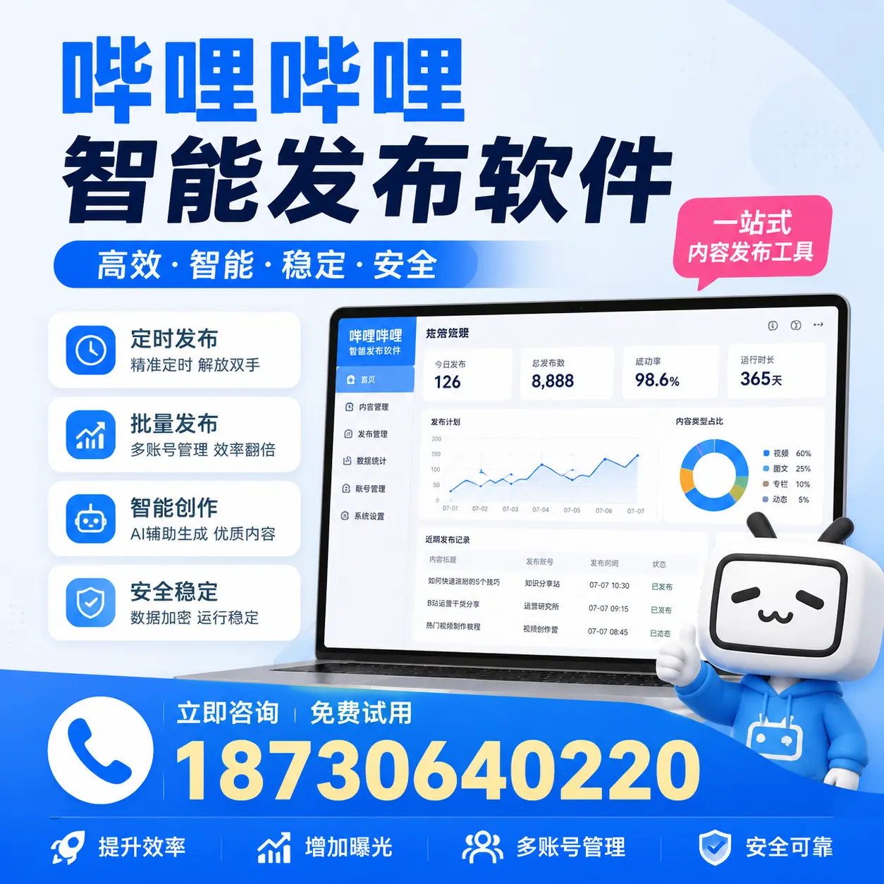 哔哩哔哩智能发布软件使用指南:在 乌兰察布 提升内容创作效率